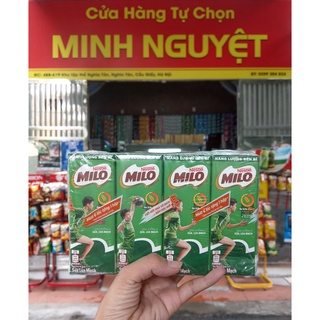 Sữa lúa mạch milo nestle vỉ 4 hộp 180ml
