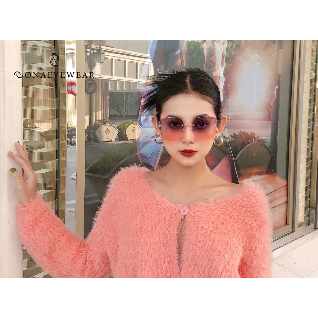Kính râm - SONA EYEWEAR - Bản Cao Cấp  Nữ, Tròng Polycarbonate Gọng Kim Loại, Chống tia UV400