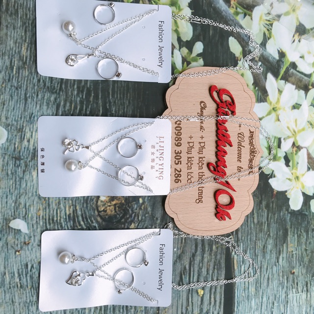 Sỉ 12 bộ ( mỗi bộ gồm 2 vòng cổ, 2 nhẫn)