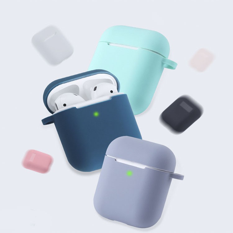 Võ bảo vệ kèm móc treo cho airpods, i12 chống nước chống trầy sướt, chống sốc