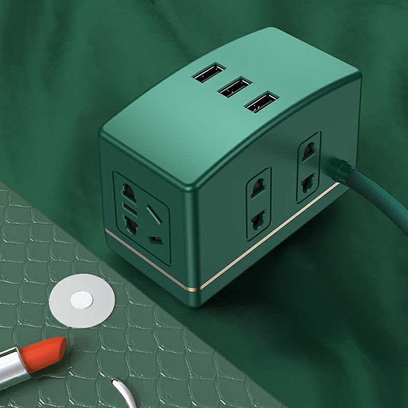 Ổ cắm điện 3 cổng usb và 4 đầu cắm