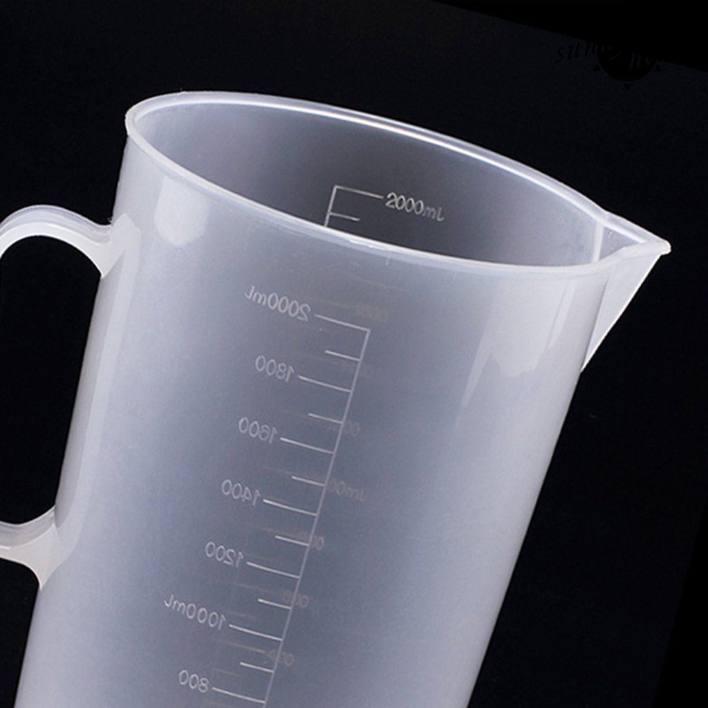 sunnyheart Measuring Cup Eco-friendly Heat Resistant Plastic Graduated Measuring Mug