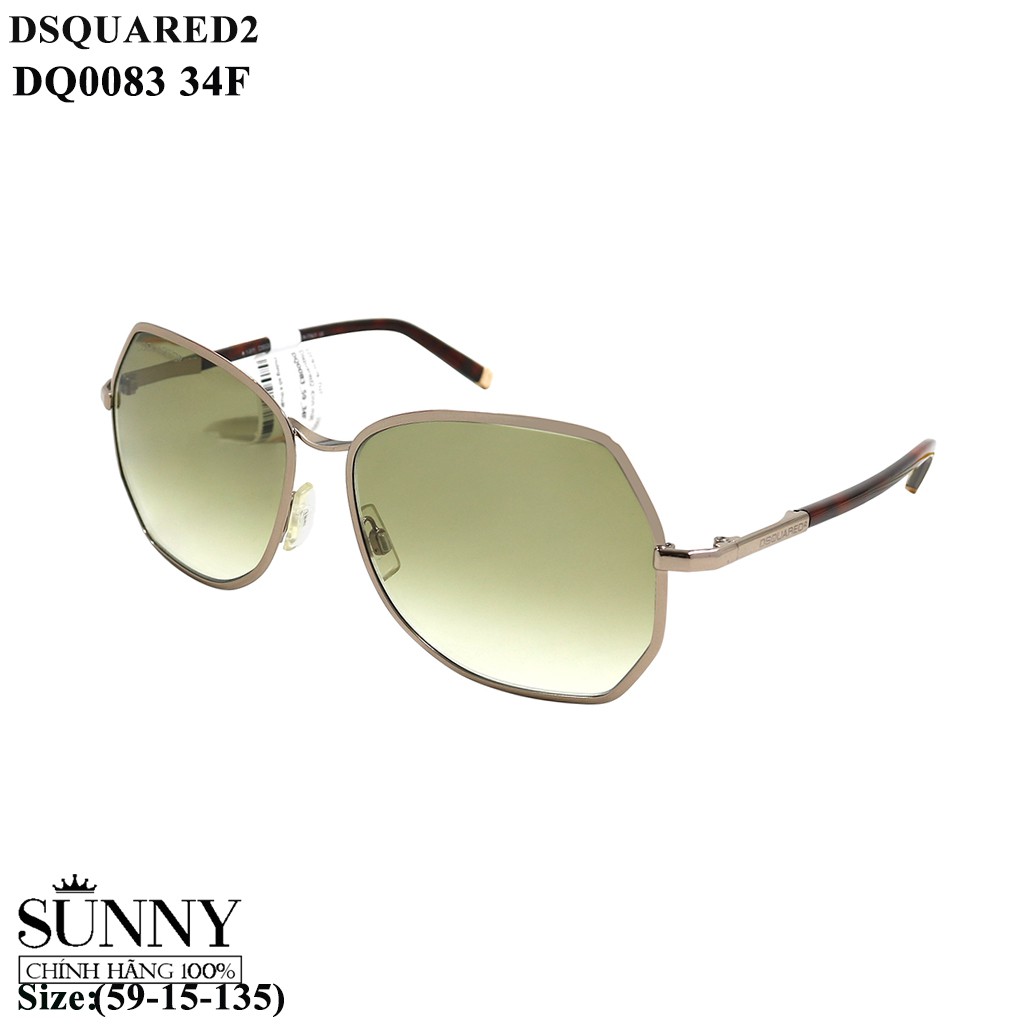 Kính mát nam nữ thời trang Dsquared2 DQ0083 nhiều màu chính hãng, thiết kế dễ đeo bảo vệ mắt