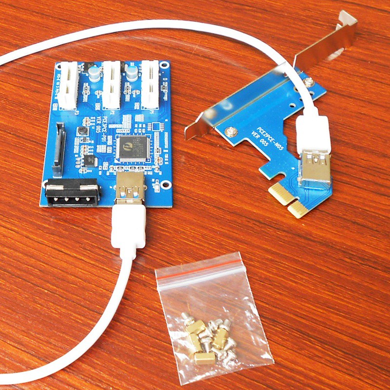 Card Chuyển Đổi Pci-E 1 Sang 3 Mở Rộng Pcie 1x Sang 16x 3-port Pcie | BigBuy360 - bigbuy360.vn