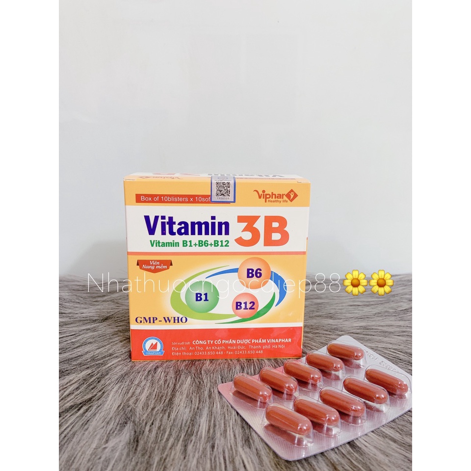 Viên uống Vitamin 3B B1-B6-B12