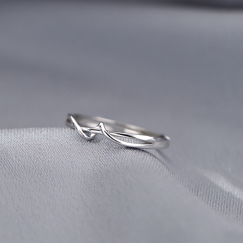 Nhẫn Đeo Tay Kim Loại Đơn Giản Thời Trang Cho Nữ