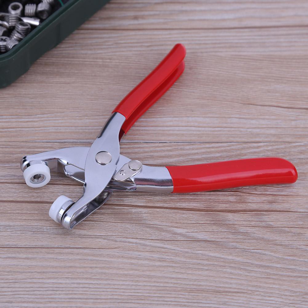 Bộ Kìm Bấm Khuy Áo Kèm 100 Cúc Bấm, Kìm Bấm Cúc Tiện Dụng Cho Mọi Nhà Dễ Dùng Bền Bỉ