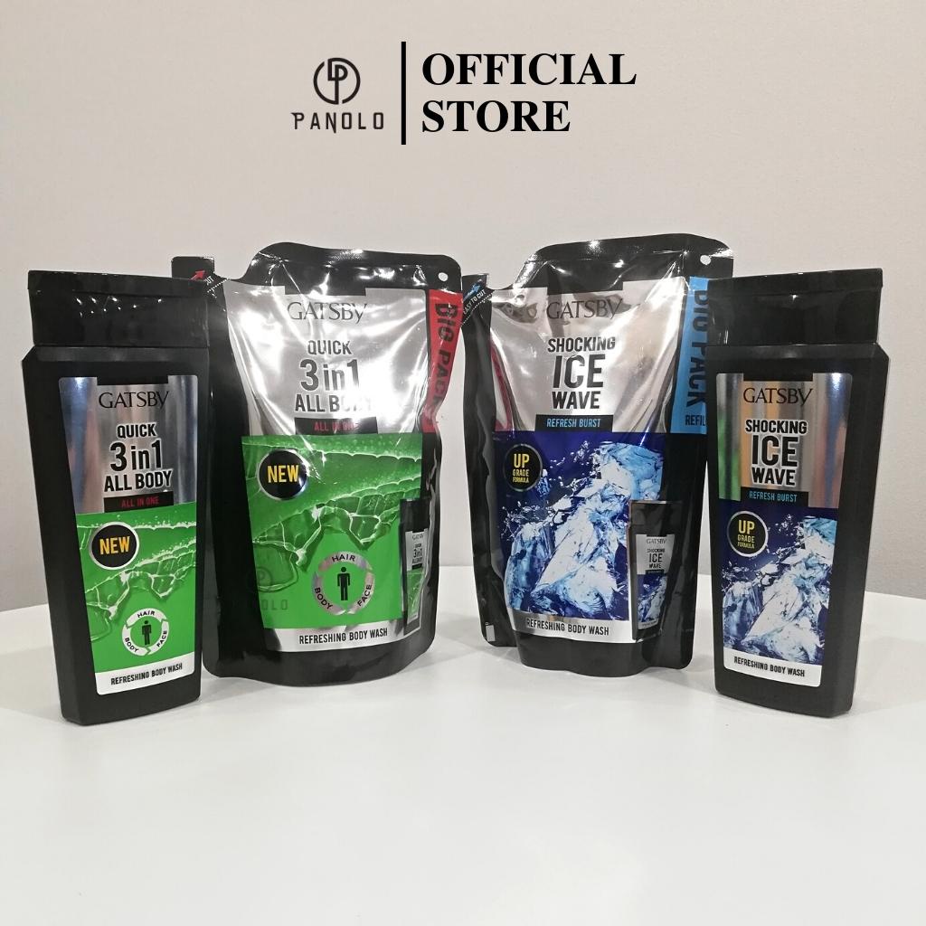 Sữa tắm cho nam mát lạnh Gatsby Refresh Burs 250ml & 450ml