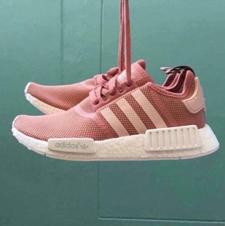 [ Full box + tặng móc khoá ] Giày Adidas nmd hồng đất