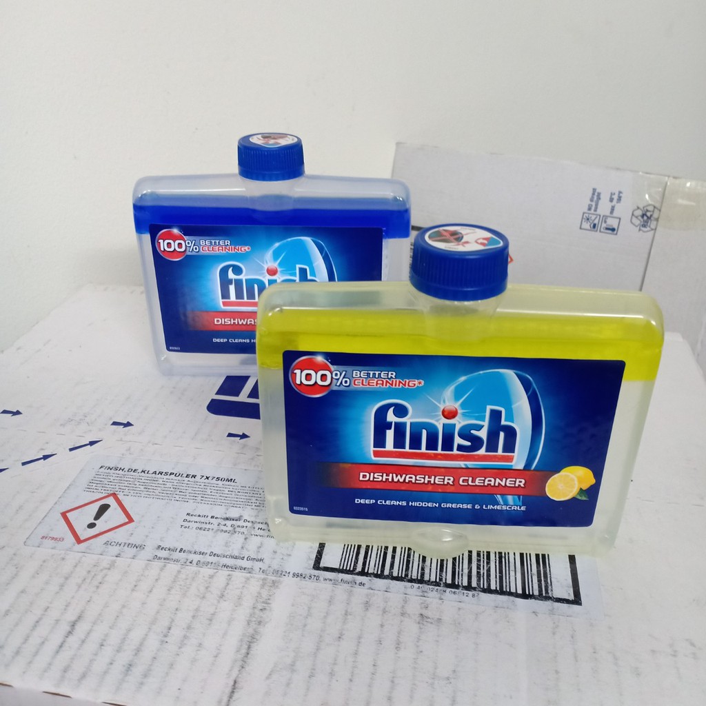 Nước vệ sinh bảo trì máy rửa bát Finish ( Đức ) 250ml tẩy cặn