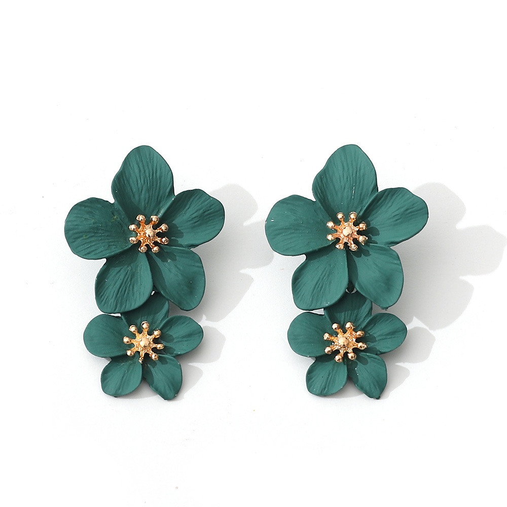 1 Đôi Bông Tai Hình Hoa Thanh Lịch Dành Cho Nữ