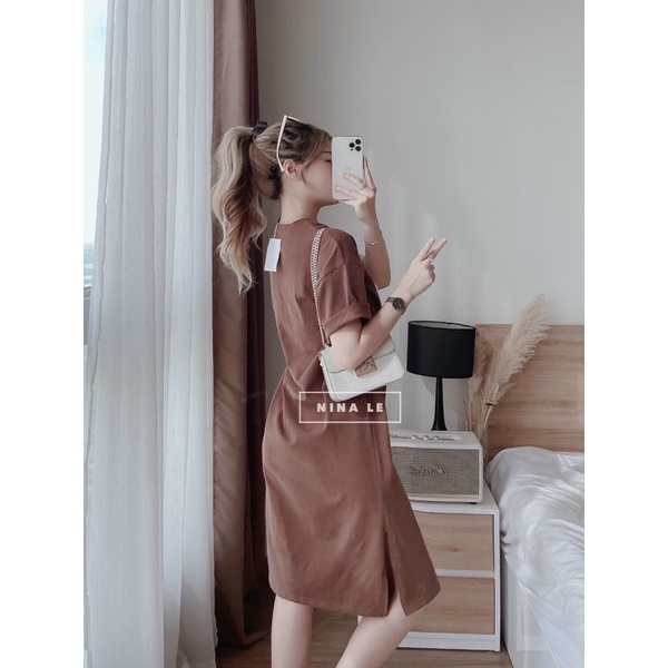 Váy thun dáng rộng in họa tiết xinh xắn cá tính dành cho nữ | BigBuy360 - bigbuy360.vn