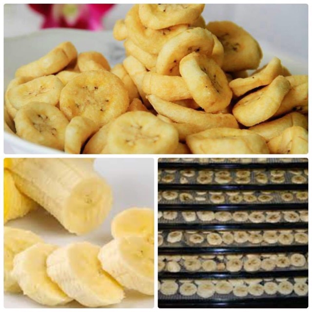 500GR CHUỐI SẤY GIÒN NGUYÊN MIẾNG GIÒN TAN BAO NGON