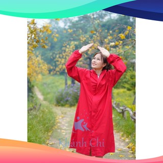 Áo mưa măng tô khánh chi loại có khoá