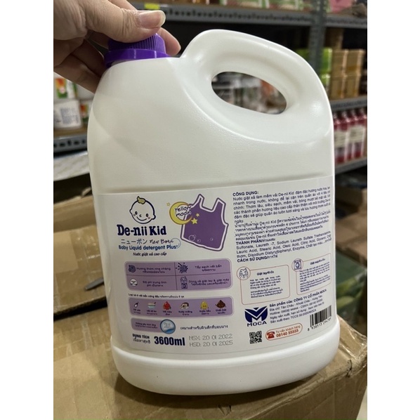Nước giặt quần áo em bé Dni -Kid 3000ml 1 Can