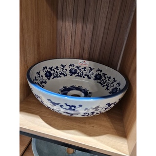 Lavabo sứ đặt bàn, Chậu sứ mỹ thuật ( BH chính hãng 10 năm)
