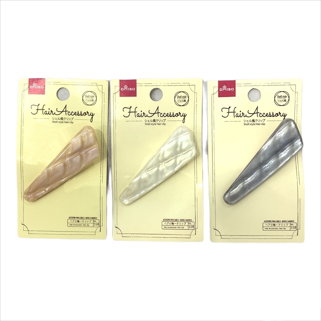 Daiso Kẹp tóc kiểu vỏ sò số 58