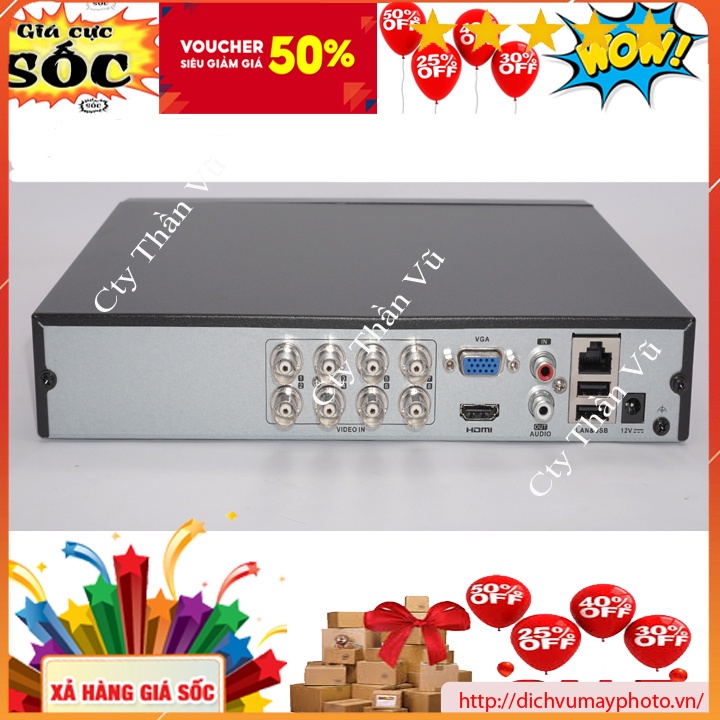 Đầu ghi hình Hik 1.0 vỏ sắt bảo - độ bền siêu tốt kholinhkienmayin