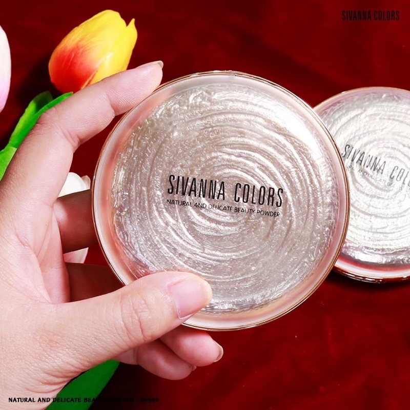 Phấn Phủ Nén Kiềm Dầu Sivanna Colors Natural And Delicate Beauty Powder