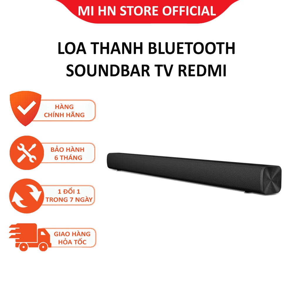 Loa soundbar TV Xiaomi Redmi hỗ trợ Bluetooth 5.0, S/PDIF, AUX - Bảo hành 6 tháng