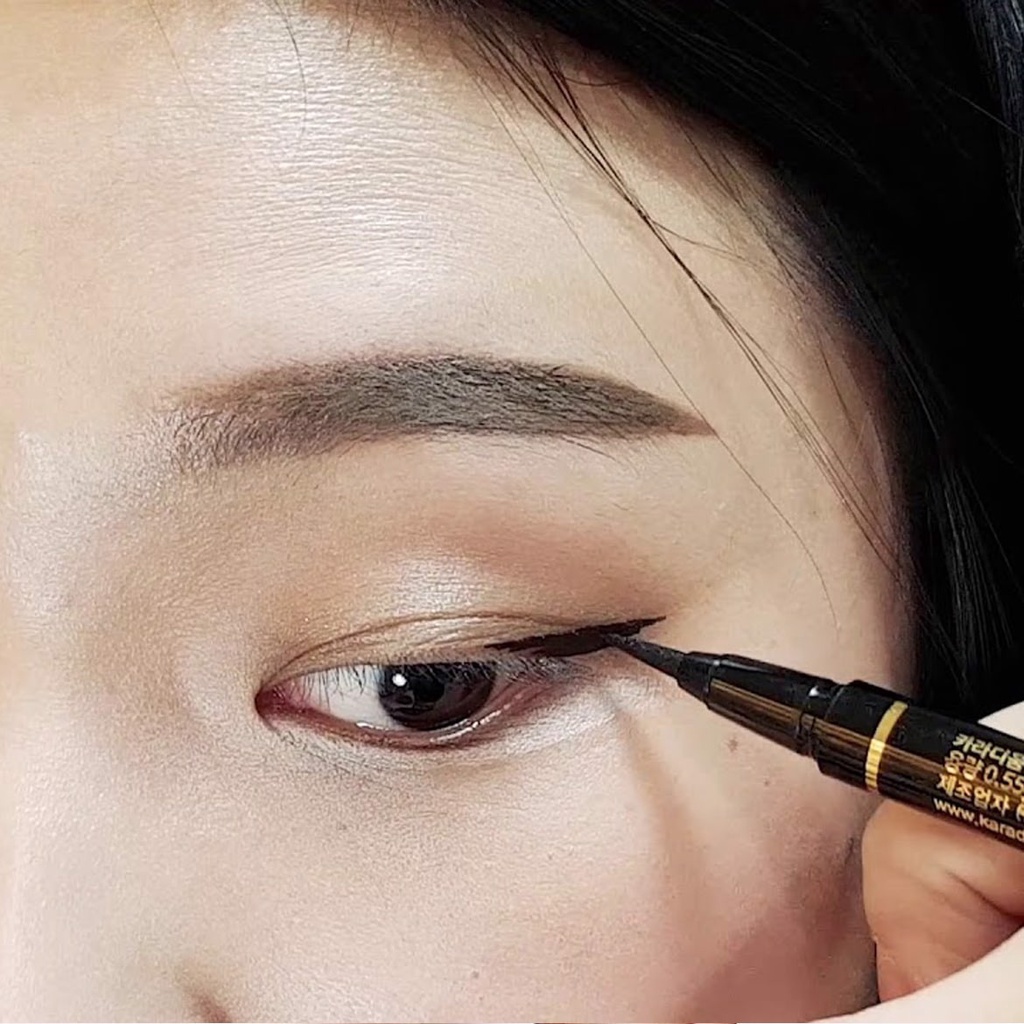 Bút Kẻ Mắt Nước Karadium Waterproof Brush Liner Black