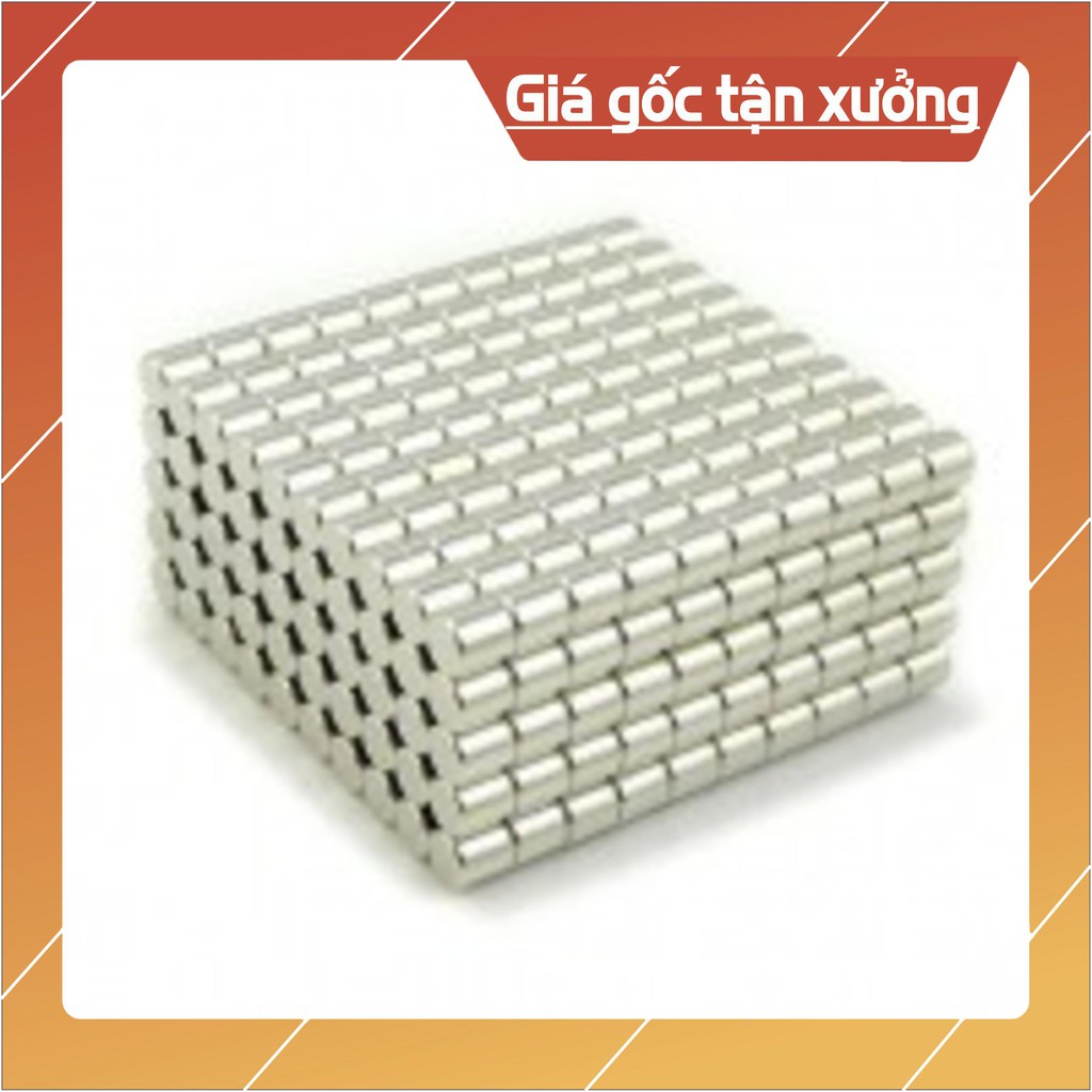 [Xả Kho] Nam châm viên 3x5mm, loại nam châm trắng đất hiếm lực hút mạnh