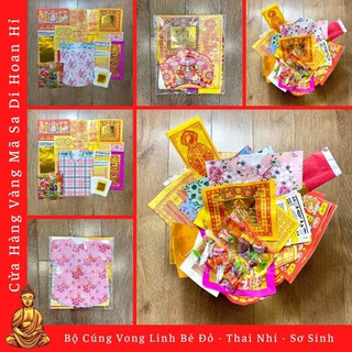 Bộ Cúng Vong Linh Thai Nhi - Bé Đỏ - Sơ Sinh - Cửa Hàng Nhang Đèn Vàng Mã Sa Di Hoan Hỉ