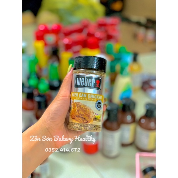 GIA VỊ ƯỚP ĂN KIÊNG WEBER 0 CALORIES ƯỚP