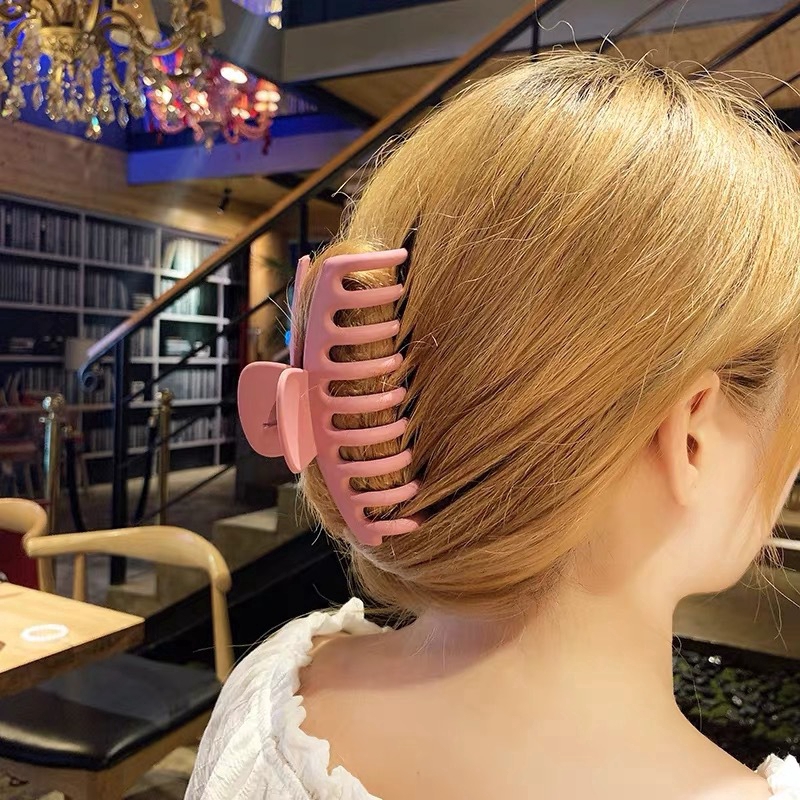 Kẹp Tóc Màu Trơn Đơn Giản Xinh Xắn Cho Nữ