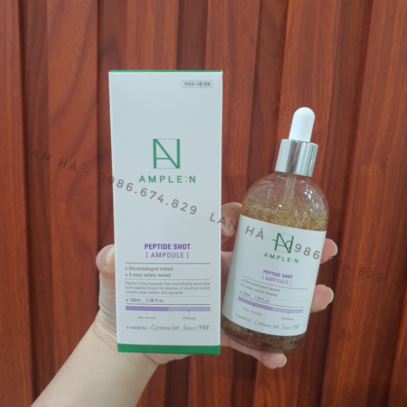 100ml Tinh chất dưỡng Coreana AMPLE:N Peptide Shot Ampoule