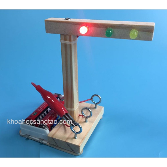 Bộ đồ chơi lắp ráp đèn giao thông