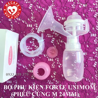 Bộ phụ kiện máy hút sữa Unimom Forte (ko lò xo) chính hãng