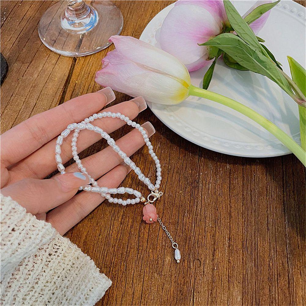 Vòng Đeo Tay Hai Tầng Họa Tiết Hoa Lãng Mạn Thời Trang Dự Tiệc