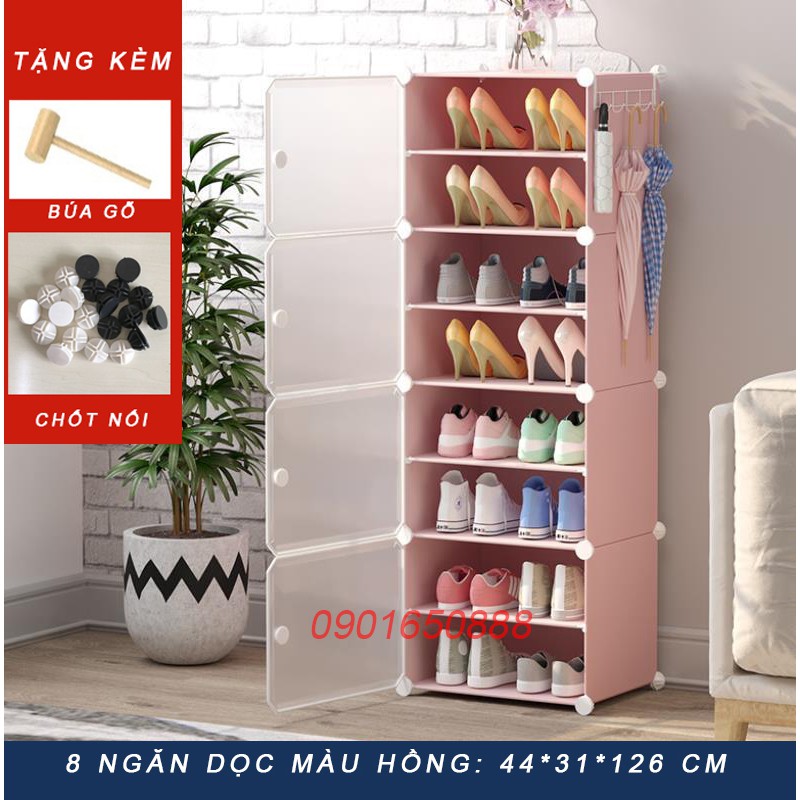 [HOT SALE - TỦ 6 - 10 O] - TỦ NHỰA ĐỂ GIÀY DÉP KIỂU MỚI ĐỂ ĐƯỢC 20 ĐÔI GIÀY. KỆ GIÀY DÉP ĐA NĂNG