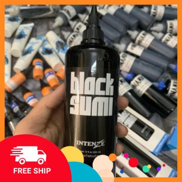 Mực Tattoo Black Sumi ۞ FREESHIP۞ Mực Siêu Đen ۞ 360ml 12oz.