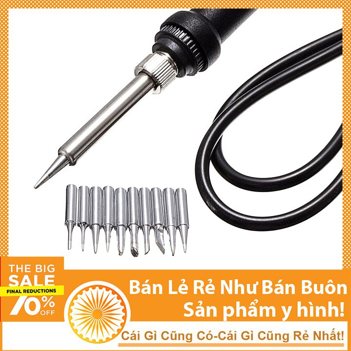 Mũi Hàn nhọn Hakko 900M-T-I Mũi hàn thiếc tương thích với mỏ hàn 937, 936