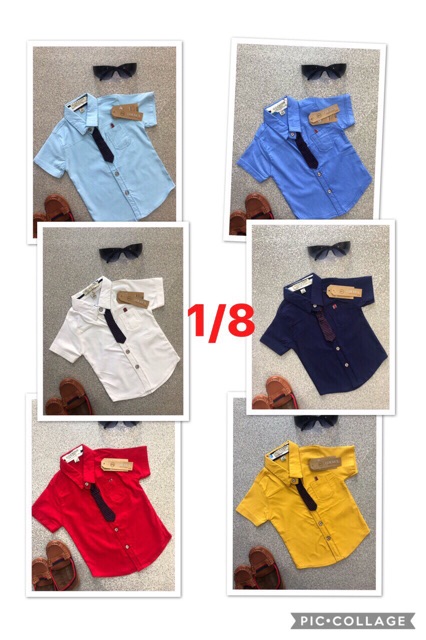 [ XẢ HÀNG ]Áo sơ mi ngắn tay bé trai, chất lenni cotton đẹp, mịn, mát, cực co dãn