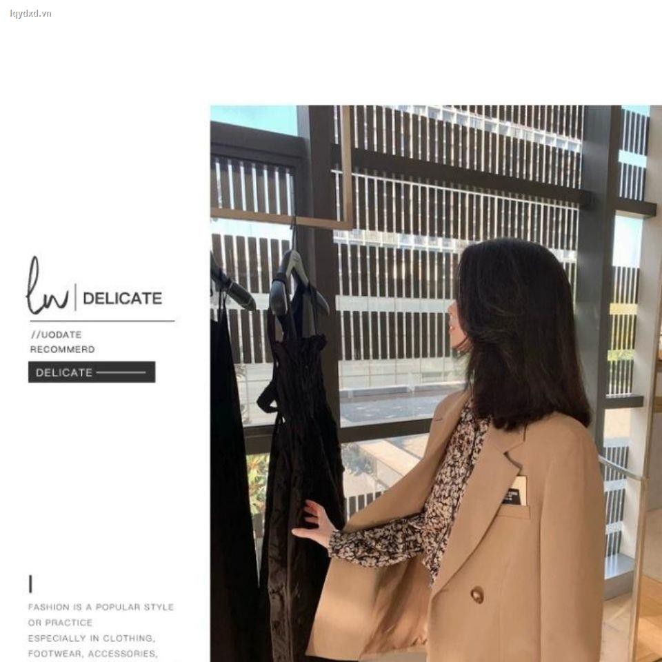 Áo khoác vest dáng rộng kiểu Hàn Quốc thời trang hè 2020 thanh lịch cho nữ