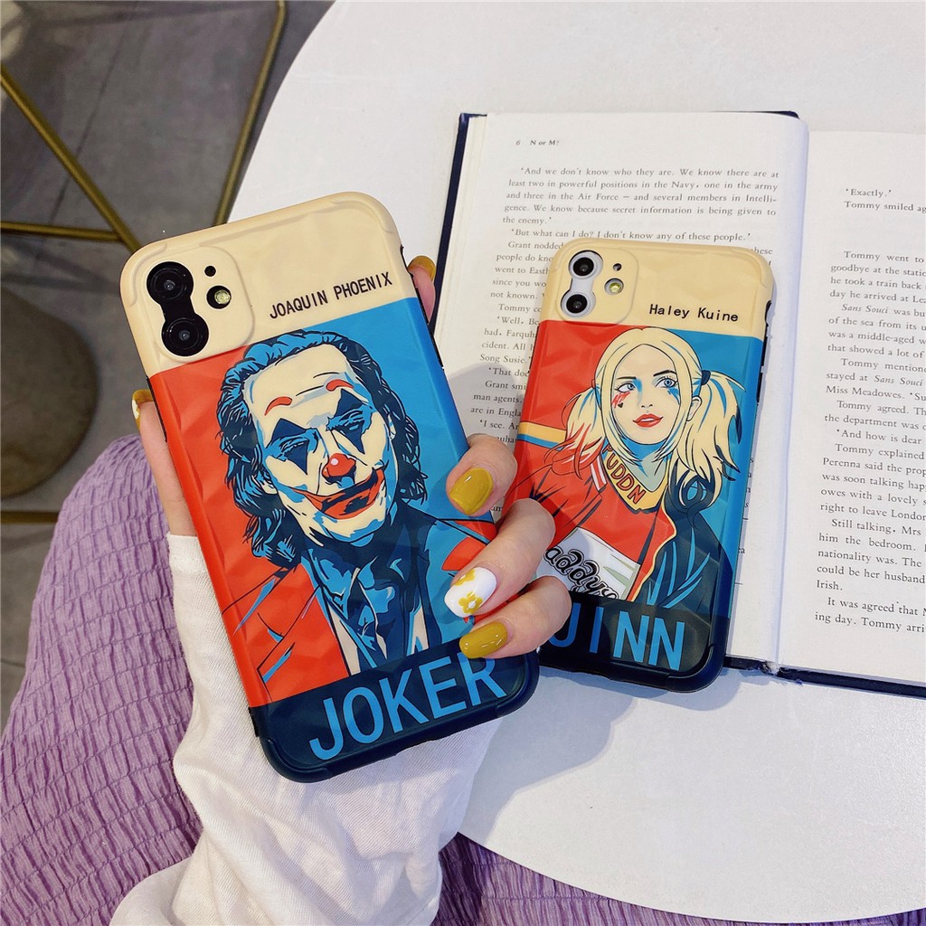 Ốp điện thoại nhựa mềm in hình nhân vật phim Joker cho iPhone11 PRO MAX 6/6s 7/8plus SE2 X/XS XR XSMAX