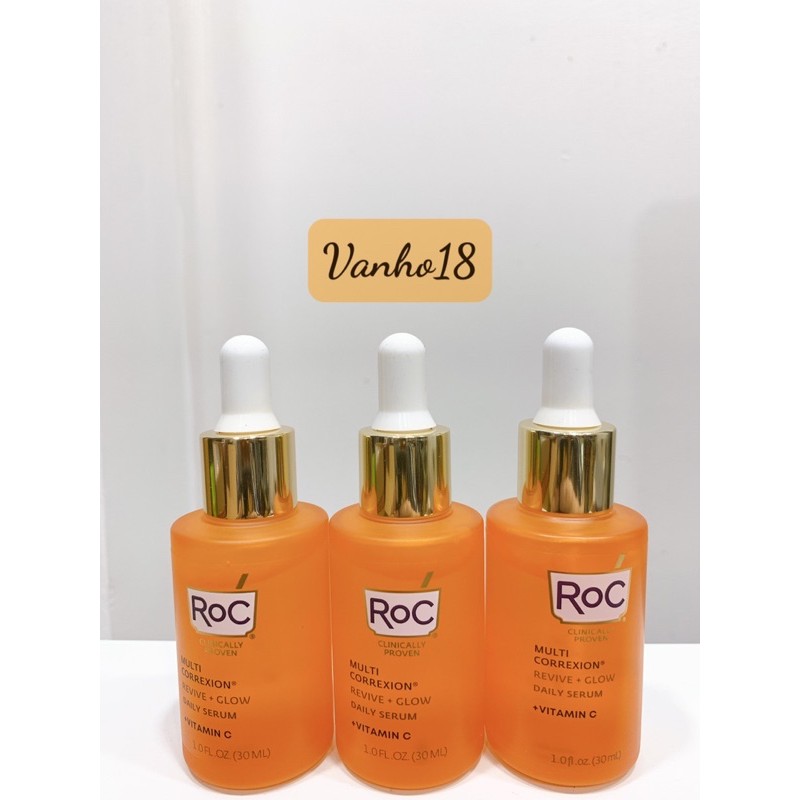 Tinh Chất Sáng Da RoC Multi Correxion Revive + Glow Vitamin C Daily Serum (30mL)