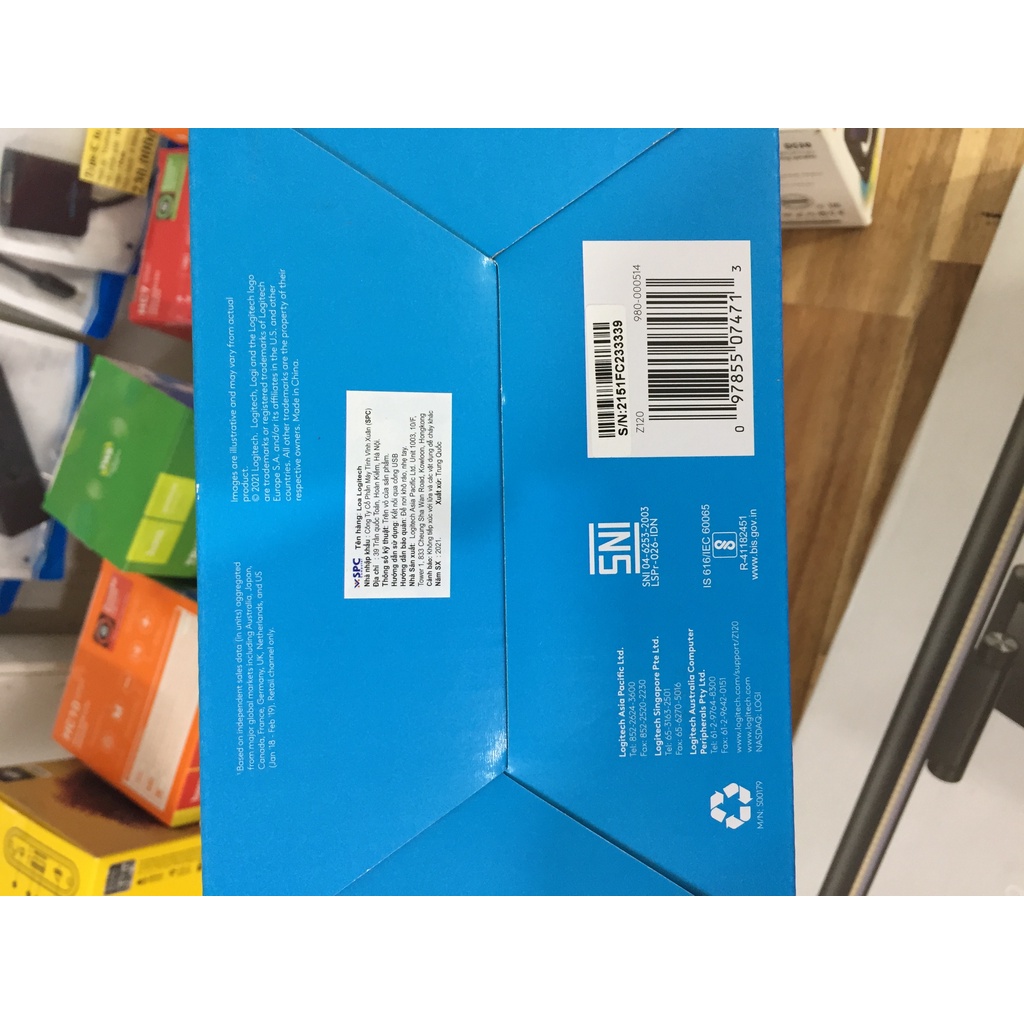 loa vi tính Logitech Z120 (công suất 2W)