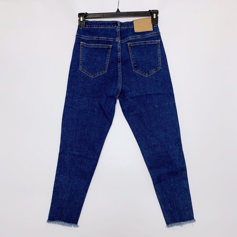 Quần jean nữ bigsize kimfashion, quần jean nữ co giãn lưng cao big size Kl01-2 56-75kg