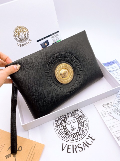 Túi cầm tay bản to nam versace fullbox