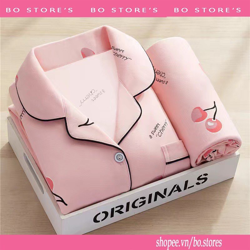 Bộ Đồ Ngủ Thu Đông Mặc Nhà Nhiều Màu Đủ Size