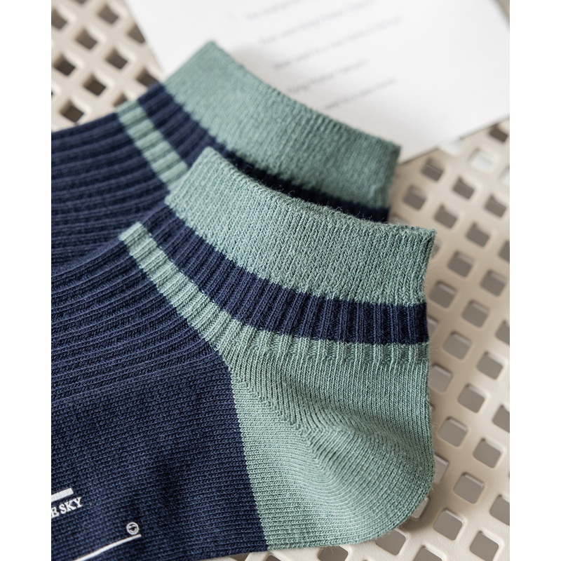 Tất Nam Cổ Ngắn Cao Cấp Tất đẹp chất liệu cotton siêu thoáng khí ngăn mùi thấm hút mồ hôi - The TeaLiFe