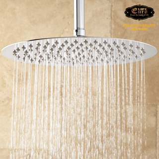 Đài sen tắm Inox SUS 304 Eurolife tròn EL-DST20 (Trắng vàng)