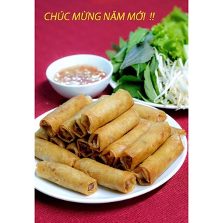 bánh cuốn chả( bò bía)