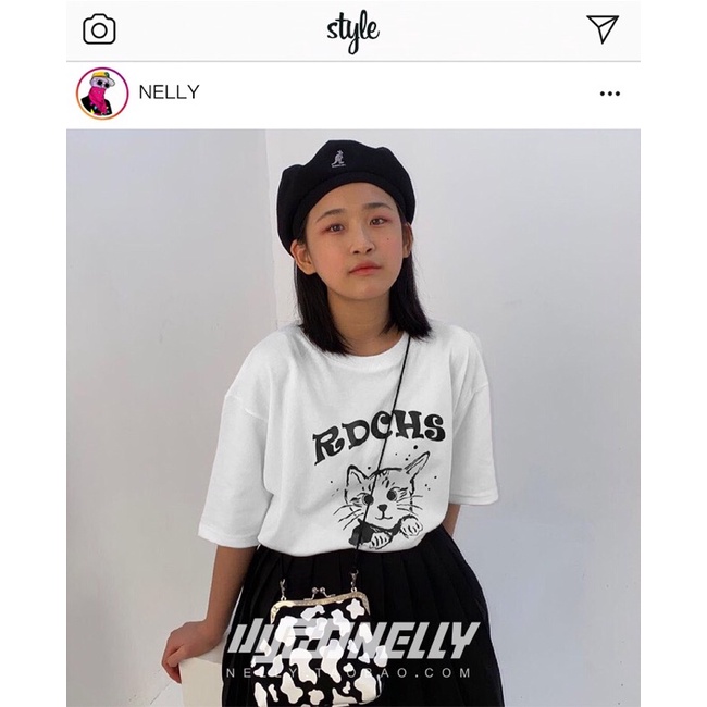 Áo phông nelly heybig sale (có sẵn) mèo rdchs