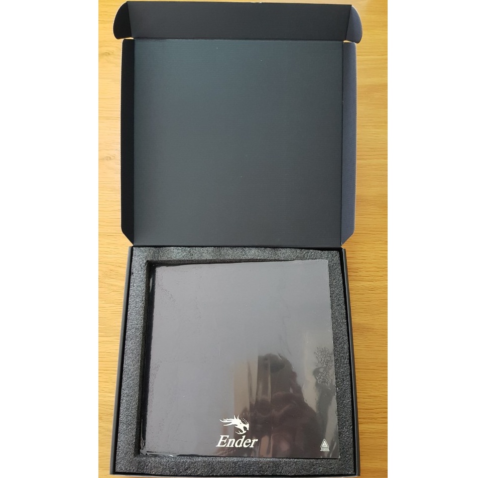 Tấm kính bàn in tinh thể Carbon Glass Plate size 310*320*4mm cho máy in 3d series CR-10 & Ender 3 Max...