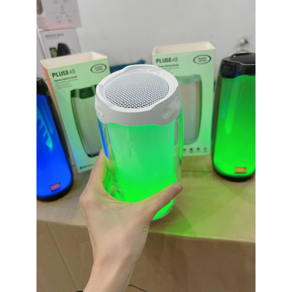 Loa bluetooth jbl Pulse 4 giá rẻ nhất âm thanh lớn siêu hay có bass hỗ trợ cắm usb thẻ nhớ Bảo hành đổi mới 6 tháng